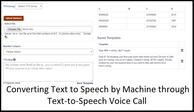 text to speech voice call