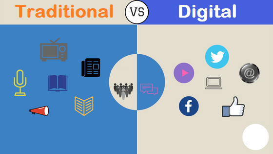 You are currently viewing Digital Marketing V/s Traditional Marketing